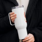 Travel Mug with Handle HIPNOTIC WINGS - Image 7